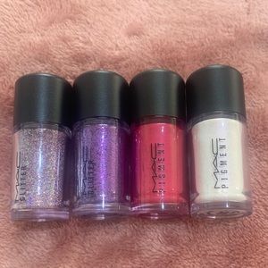 MAC Eye makeup set with Glitters and Pigments